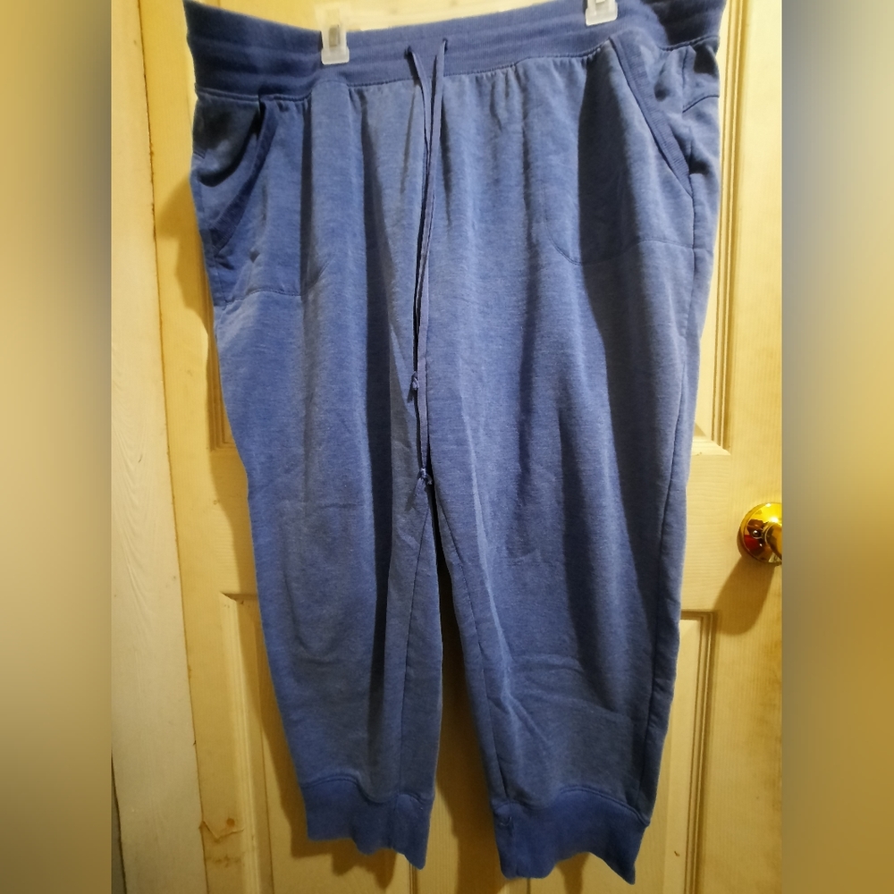 Purple sweat pants